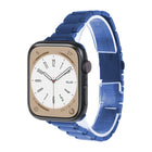 Three Beads Metal Watch Band For Apple Watch Series, 7 45mm / 6&SE&5&4 44mm / 3&2&1 42mm, 7 41mm / 6&SE&5&4 40mm / 3&2&1 38mm - DealBuddy