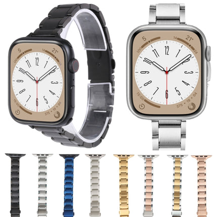 Three Beads Metal Watch Band For Apple Watch Series, 7 45mm / 6&SE&5&4 44mm / 3&2&1 42mm, 7 41mm / 6&SE&5&4 40mm / 3&2&1 38mm - DealBuddy
