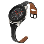22mm Reverse Buckle Genuine Leather Watch Band, For Samsung Galaxy Watch3 / Huawei Watch GT3 Pro - DealBuddy