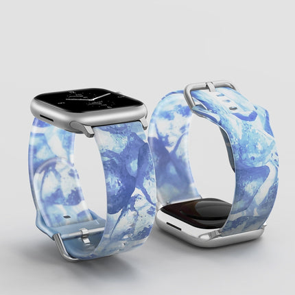 Frosted Translucent Silicone Watch Band For Apple Watch Series, 7 45mm / 6&SE&5&4 44mm / 3&2&1 42mm, 7 41mm / 6&SE&5&4 40mm / 3&2&1 38mm - DealBuddy