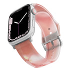 Frosted Translucent Silicone Watch Band For Apple Watch Series, 7 45mm / 6&SE&5&4 44mm / 3&2&1 42mm, 7 41mm / 6&SE&5&4 40mm / 3&2&1 38mm - DealBuddy