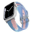 Frosted Translucent Silicone Watch Band For Apple Watch Series, 7 45mm / 6&SE&5&4 44mm / 3&2&1 42mm, 7 41mm / 6&SE&5&4 40mm / 3&2&1 38mm - DealBuddy