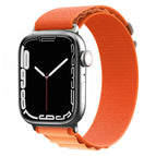 For Apple Watch Series 8&7 45mm / SE 2&6&SE&5&4 44mm / 3&2&1 42mm / Yellow+Orange
