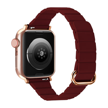 Reverse Buckle Magnetic Watch Band, For Apple Watch Series 8&7 45mm / SE 2&6&SE&5&4 44mm, For Apple Watch Series 8&7 41mm / SE 2&6&SE&5&4 40mm - DealBuddy