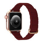 For Apple Watch Series 8&7 41mm / SE 2&6&SE&5&4 40mm / 7# Wine Red