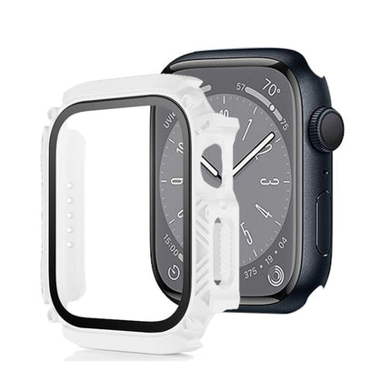 Screen Tempered Glass Film Armor Waterproof Watch Case, For Apple Watch Series 9 / 8 / 7 45mm, For Apple Watch Series 9 / 8 / 7 41mm - DealBuddy