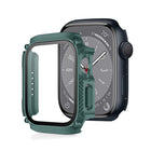 Screen Tempered Glass Film Armor Waterproof Watch Case, For Apple Watch Series 9 / 8 / 7 45mm, For Apple Watch Series 9 / 8 / 7 41mm - DealBuddy