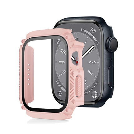 Screen Tempered Glass Film Armor Waterproof Watch Case, For Apple Watch Series 9 / 8 / 7 45mm, For Apple Watch Series 9 / 8 / 7 41mm - DealBuddy