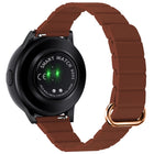 22mm Magnetic Buckle Leather Watch Band