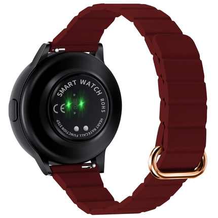 22mm Magnetic Buckle Leather Watch Band, For Samsung Galaxy Watch3 45mm - DealBuddy
