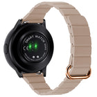 22mm Magnetic Buckle Leather Watch Band, For Samsung Galaxy Watch3 45mm - DealBuddy