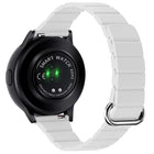 22mm Magnetic Buckle Leather Watch Band, For Samsung Galaxy Watch3 45mm - DealBuddy