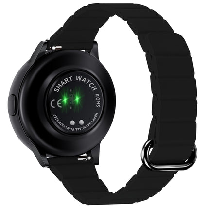 22mm Magnetic Buckle Leather Watch Band, For Samsung Galaxy Watch3 45mm - DealBuddy