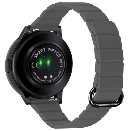 22mm Magnetic Buckle Leather Watch Band, For Samsung Galaxy Watch3 45mm - DealBuddy