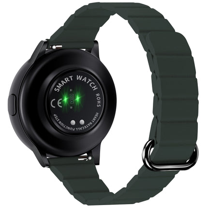 22mm Magnetic Buckle Leather Watch Band, For Samsung Galaxy Watch3 45mm - DealBuddy
