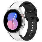 For Samsung Galaxy Watch4 Classic 46mm / Watch4 44mm / White Black