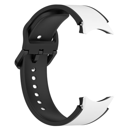 Two-color Silicone Watch Band, For Samsung Galaxy Watch4 Classic 46mm / Watch4 44mm, For Samsung Galaxy Watch4 Classic 42mm / Watch4 40mm, For Samsung Galaxy Watch5 Pro / Watch5 - DealBuddy