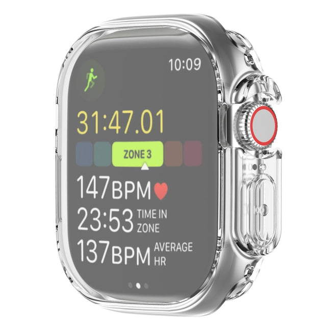 TPU All-inclusive Transparent Protective Case For Apple Watch Ultra 1 / 2 / 3 49mm