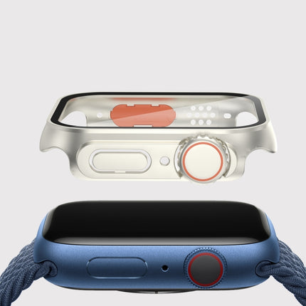 For Apple Watch Series 9 / 8 / 7 45mm Film PC Watch Case with Detachable Button, For Apple Watch Series 9 / 8 / 7 45mm - DealBuddy