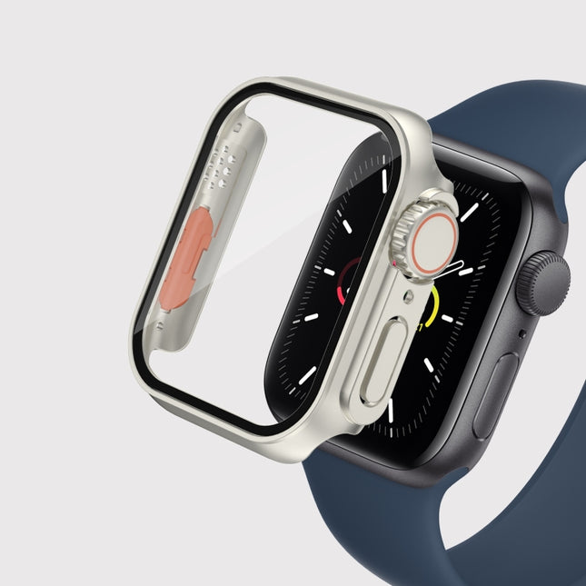 For Apple Watch Series 9 / 8 / 7 45mm Film PC Watch Case with Detachable Button, For Apple Watch Series 9 / 8 / 7 45mm - DealBuddy