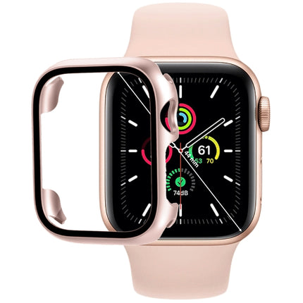 Tempered Glass Film PC Watch Case, For Apple Watch Series SE 3&SE 2&6&SE&5&4 44mm, For Apple Watch Series SE 3&SE 2&6&SE&5&4 40mm - DealBuddy
