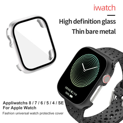 Tempered Glass Film PC Watch Case, For Apple Watch Series SE 3&SE 2&6&SE&5&4 44mm, For Apple Watch Series SE 3&SE 2&6&SE&5&4 40mm - DealBuddy