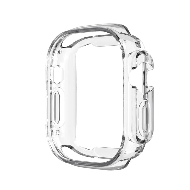 Half-inclusive Transparent TPU Protective Case For Apple Watch Ultra 1 / 2 / 3 49mm