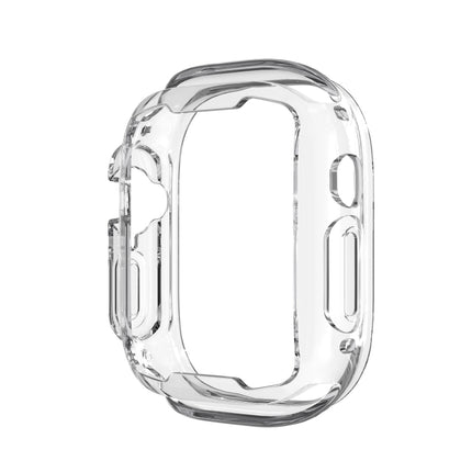 Half-inclusive Transparent TPU Protective Case For Apple Watch Ultra 1 / 2 / 3 49mm