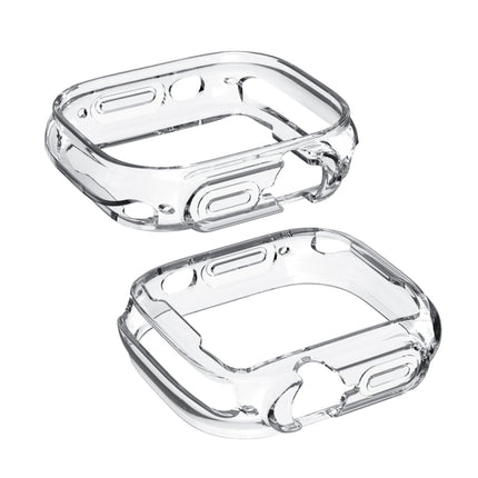 Half-inclusive Transparent TPU Protective Case For Apple Watch Ultra 1 / 2 / 3 49mm