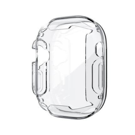 All-inclusive Transparent TPU Protective Case For Apple Watch Ultra 1 / 2 / 3 49mm