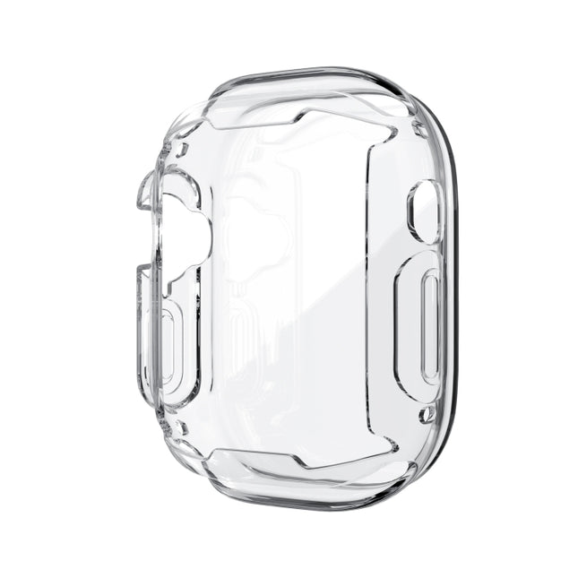 All-inclusive Transparent TPU Protective Case For Apple Watch Ultra 1 / 2 / 3 49mm
