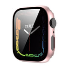 Tempered Glass Film Plating PC Watch Case, For Apple Watch Series 9 / 8 & 7 45mm, For Apple Watch Series 9 / 8 & 7 41mm - DealBuddy