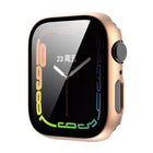 Tempered Glass Film Plating PC Watch Case, For Apple Watch Series 9 / 8 & 7 45mm, For Apple Watch Series 9 / 8 & 7 41mm - DealBuddy