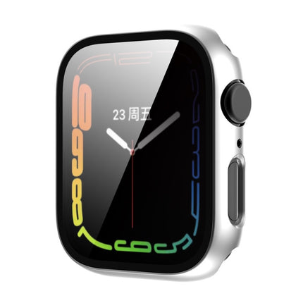 Tempered Glass Film Plating PC Watch Case, For Apple Watch Series 9 / 8 & 7 45mm, For Apple Watch Series 9 / 8 & 7 41mm - DealBuddy