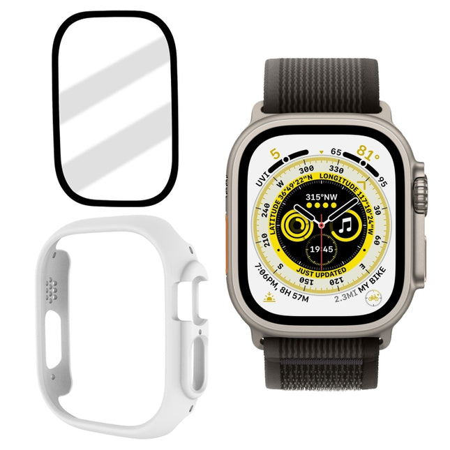 Tempered Glass Film Frosted PC Watch Case
