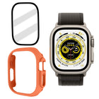 Tempered Glass Film Frosted PC Watch Case