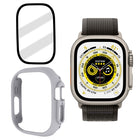 Tempered Glass Film Frosted PC Watch Case