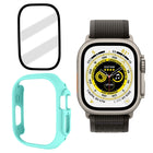 Tempered Glass Film Frosted PC Watch Case