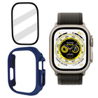 Tempered Glass Film Frosted PC Watch Case