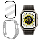 Tempered Glass Film Frosted PC Watch Case