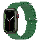 Ocean Silicone Watch Band, For Apple Watch Series 8&7 41mm, For Apple Watch Series 8&7 41mm / SE 2&6&SE&5&4 40mm