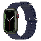 Ocean Silicone Watch Band, For Apple Watch Series 8&7 41mm, For Apple Watch Series 8&7 41mm / SE 2&6&SE&5&4 40mm
