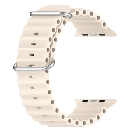 Ocean Silicone Watch Band, For Apple Watch Series 8&7 41mm, For Apple Watch Series 8&7 41mm / SE 2&6&SE&5&4 40mm - DealBuddy