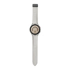 For Samsung Galaxy Watch5 40mm / 44mm Litchi Genuine Leather Watch Band, Black Buckle, Silver Buckle - DealBuddy