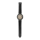 For Samsung Galaxy Watch5 40mm / 44mm Litchi Genuine Leather Watch Band, Black Buckle, Silver Buckle - DealBuddy