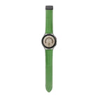 For Samsung Galaxy Watch5 40mm / 44mm Litchi Genuine Leather Watch Band, Black Buckle, Silver Buckle - DealBuddy