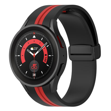 Two-color Stripe Silicone Watch Band, For Samsung Galaxy Watch5 Pro - DealBuddy