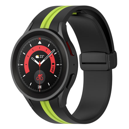 Two-color Stripe Silicone Watch Band, For Samsung Galaxy Watch5 Pro - DealBuddy