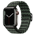 For Apple Watch Ultra 49mm / Series 8&7 45mm / SE 2&6&SE&5&4 44mm / 3&2&1 42mm / Black Green