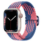 Buckle Nylon Braided Watch Band, For Apple Watch Ultra 49mm / Series 8&7 45mm / SE 2&6&SE&5&4 44mm / 3&2&1 42mm - DealBuddy
